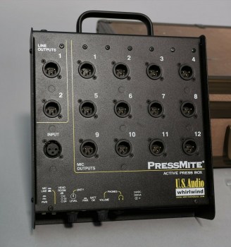 Whirlwind PB12 1 Line In to 12 Mic Out Passive Press Box 150 Ohms Output Impedance 
